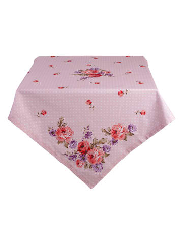 Clayre & Eef Tischdecke in Rosa - (L)100 x (B)100 cm