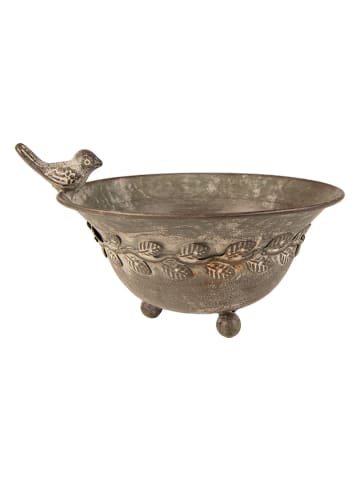 Clayre & Eef Vogelfutterschale in Grün - (B)20 x (H)12 x (T)17 cm