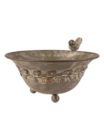 Clayre & Eef Vogelfutterschale in Grün - (B)20 x (H)12 x (T)17 cm