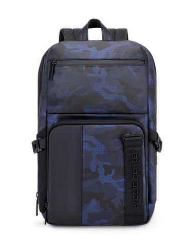 Arctict Hunter Rugzak "Arctic Hunter" blauw - (B)25 x (H)37 x (D)10 cm