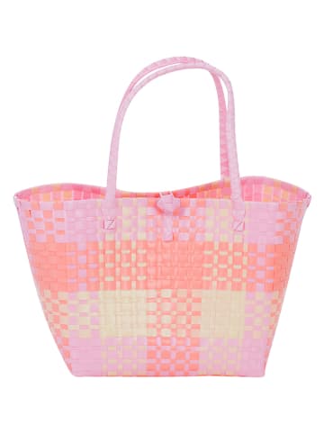 Overbeck and Friends Shopper bag "Camilla" w kolorze jasnoróżowym - 34 x 30 x 26 cm