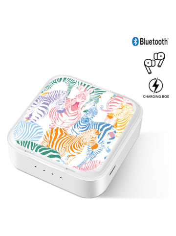 SmartCase Bluetooth-In-Ear-Kopfhörer in Silber/ Roségold