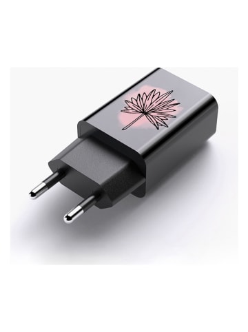 SmartCase USB-Netzstecker in Schwarz/ Rosa