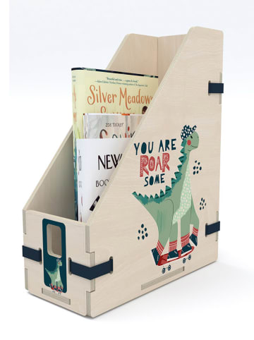 hippodino Organizer stojący w kolorze zielonym - 26 x 33 x 12 cm