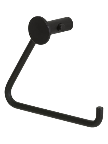 Tiger Toiletrolhouder "Porto" zwart - (B)16 x (H)13 x (D)5,2 cm