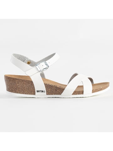 BAYTON Sleehaksandalen "Canberra" wit
