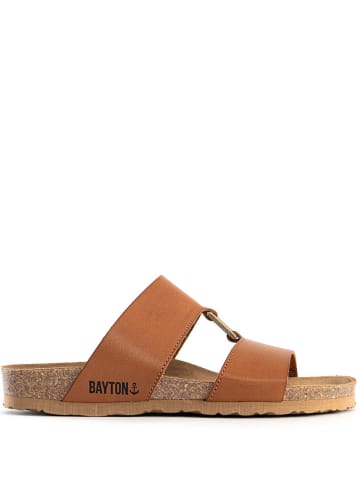 BAYTON Slippers "Navia" lichtbruin