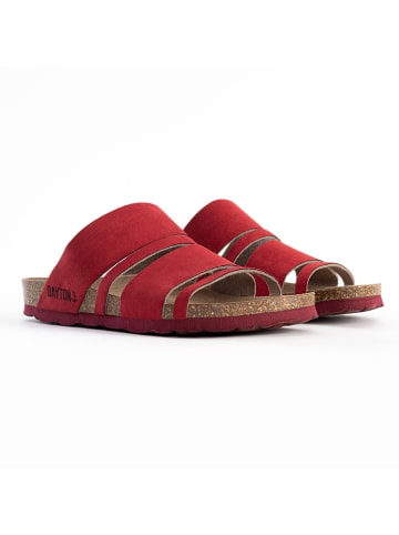 BAYTON Slippers "Leiria" rood