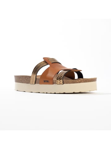 BAYTON Slippers "Lecce" lichtbruin