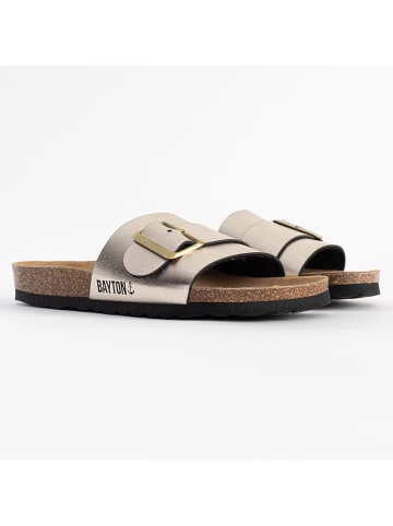 BAYTON Slippers "Orense" goudkleurig