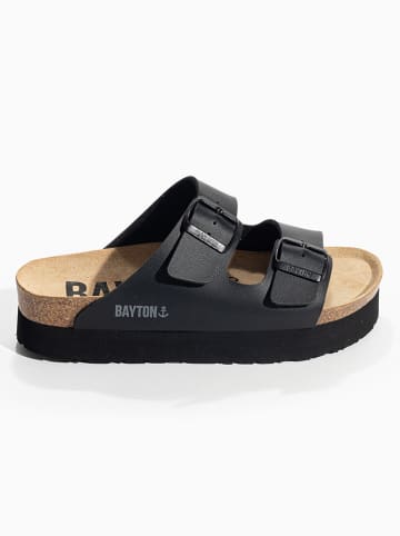 BAYTON Pantoletten "Japet" in Schwarz