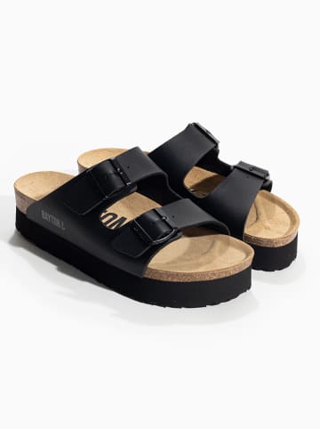 BAYTON Pantoletten "Japet" in Schwarz
