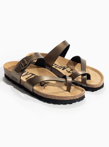 BAYTON Teenslippers "Diane" bruin