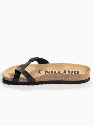 BAYTON Teenslippers "Junon" zwart