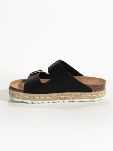 BAYTON Slippers "Olympe" zwart