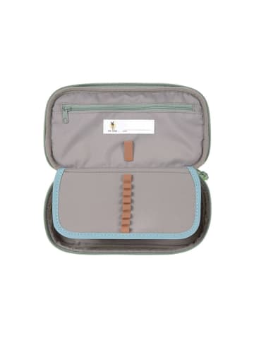 Lässig Etui "Unique" geel/lichtblauw - (B)11,5 x (H)6,3 x (D)22,9 cm