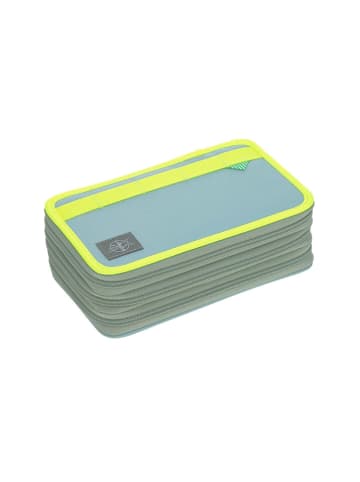 Lässig Federmäppchen "Unique" in Hellblau/ Gelb - (B)12,8 x (H)6,8 x (T)21 cm