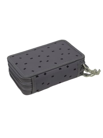 Lässig Federmäppchen "Unique" in Anthrazit - (B)12,8 x (H)6,8 x (T)21 cm