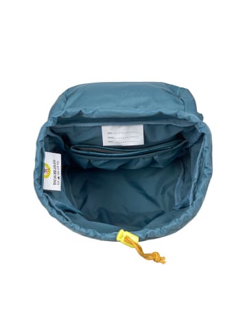 Lässig Rucksack "Adventure" in Blau/ Gelb - (B)22 x (H)12 x (T)32 cm