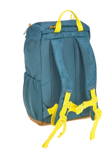 Lässig Rucksack "Adventure" in Blau/ Gelb - (B)22 x (H)12 x (T)32 cm