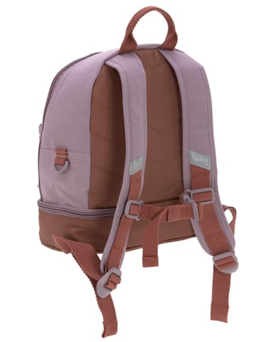 Lässig Rugzak "Adventure" paars/bruin - (B)24,5 x (H)27 x (D)15,5 cm