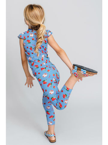 Rosalita Señoritas Legging "Roseflower" lichtblauw