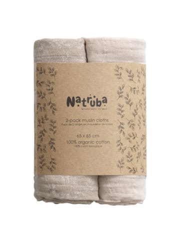 Natruba AsP Spuugdoeken crème - 2 stuks