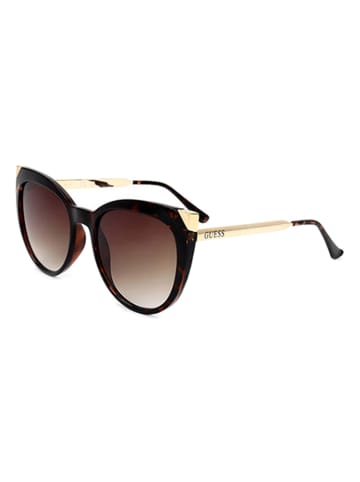 Guess Damen-Sonnenbrille in Braun/ Gold