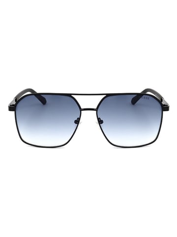 Guess Herren-Sonnenbrille in Schwarz/ Blau