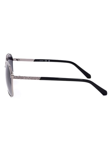 Guess Herren-Sonnenbrille in Silber/ Schwarz