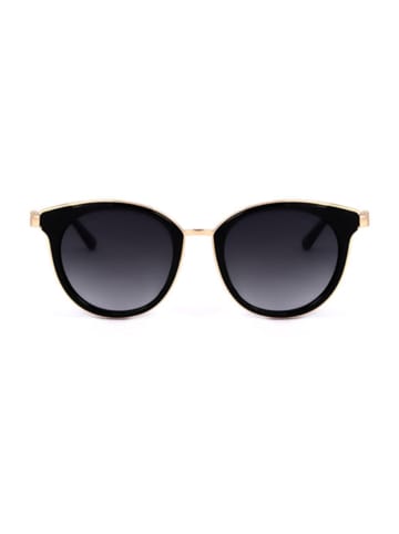 Guess Damen-Sonnenbrille in Schwarz/ Gold