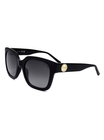 Guess Damskie okulary przeciwsłoneczne w kolorze czarnym