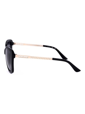 Guess Damskie okulary przeciwsłoneczne w kolorze złoto-czarnym