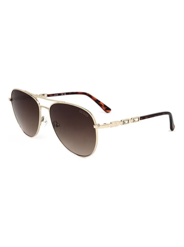 Guess Dameszonnebril goudkleurig/bruin