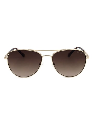 Guess Dameszonnebril goudkleurig/bruin