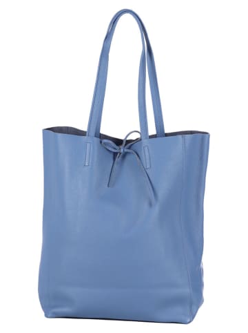 Zwillingsherz Leren shopper blauw