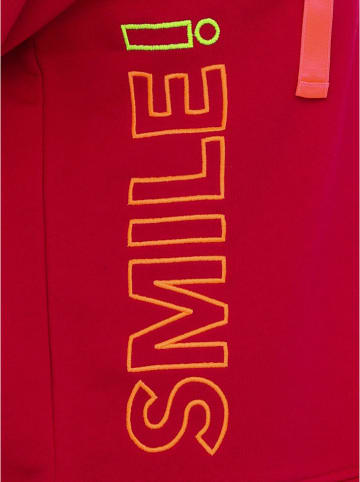 Zwillingsherz Bluza "Smile" w kolorze czerwonym