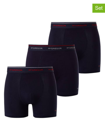 McGregor 3-delige set: boxershorts donkerblauw