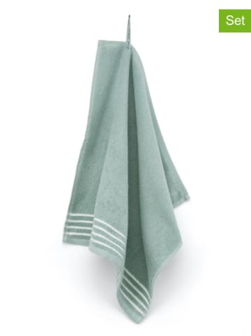 Walra 2-delige set: theedoeken blauw