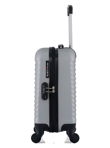 BlueStar Hardcase-trolley "Brazilia" grijs - (B)32 x (H)46 x (D)20 cm