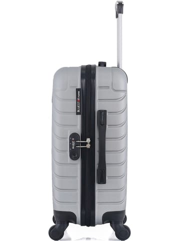 BlueStar Hardcase-Trolley "Cite" in Grau - (B)35 x (H)55 x (T)21 cm