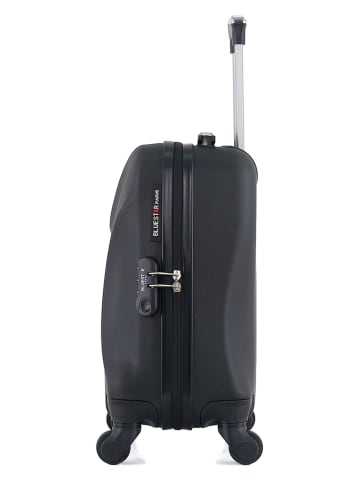 BlueStar Hardcase-trolley "Garibaldi" zwart - (B)32 x (H)46 x (D)20 cm