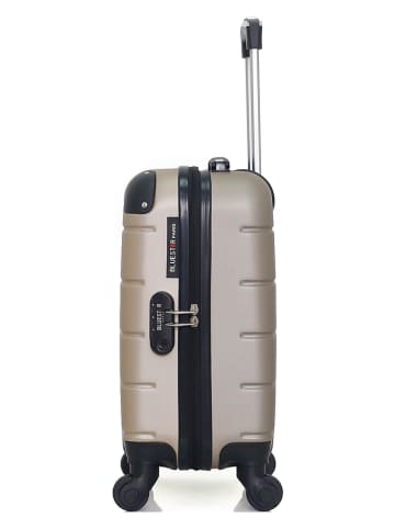 BlueStar Hardcase-trolley "Ottawa" beige - (B)32 x (H)46 x (D)20 cm