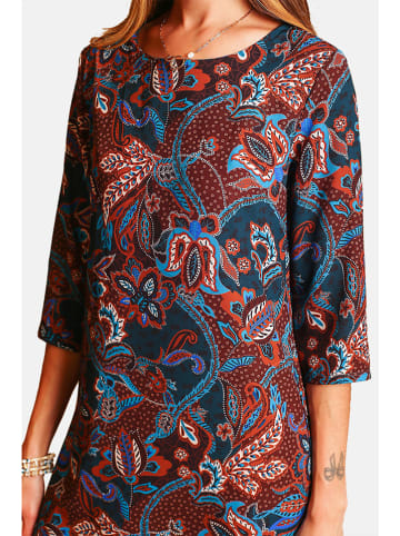 William de Faye Kleid in Bordeaux/ Blau
