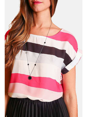William de Faye Bluse in Creme/ Bunt