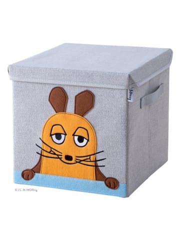 Fackelmann Pudełko "Mouse" w kolorze szaro-jasnobrązowym - 30 x 30 x 30 cm