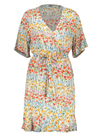Anita Kleid in Weiß/ Bunt