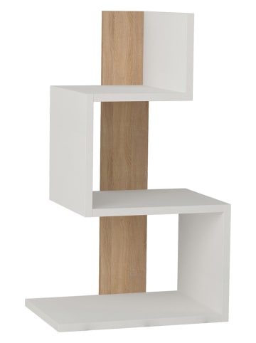 Scandinavia Concept Regał "Rosie" w kolorze jasnobrązowo-białym - 42 x 72 x 30 cm