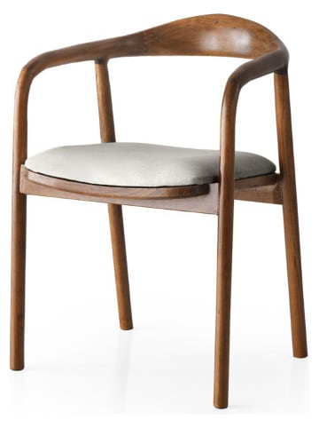 Scandinavia Concept Krzesło "Pa" w kolorze brązowo-szarym - 52 x 77 x 51 cm