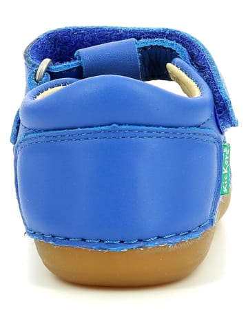 Kickers Leder-Lauflernschuhe "Sushy" in Blau